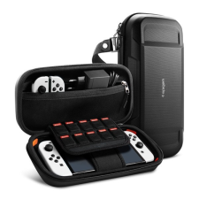  Spigen Rugged Armor Pro Pouch Nintendo Switch OLED tok, fekete tablet tok