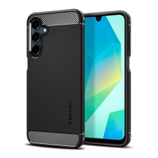 Spigen Rugged Armor Samsung Galaxy A17 tok, Matte Black, fekete tok és táska