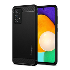 Spigen Rugged Armor Samsung Galaxy A52/A52s tok, Matte Black, fekete tok és táska