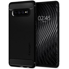 Spigen Rugged Armor Samsung Galaxy S10+ fekete tok tok és táska