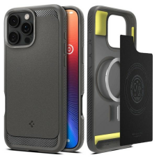 Spigen Rugged Armor tok iPhone 16 Pro - szürke tok és táska