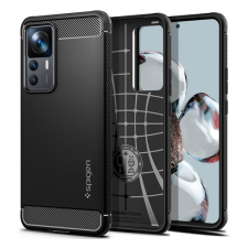 Spigen Rugged Armor Xiaomi 12T Pro tok, Black, fekete tok és táska