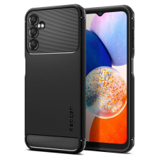 Spigen Samsung Galaxy A14 Spigen Rugged Armor ütésálló tok, Fekete tok és táska