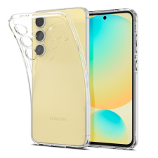 Spigen Samsung Galaxy S24 FE SM-S721, Szilikon tok, Spigen Liquid Crystal, átlátszó tok és táska