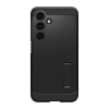 Spigen Samsung Galaxy S24 (SM-S921) tough armor műanyag telefonvédő (szilikon keret, ütésállóság, kitámasztó) fekete