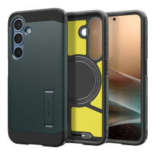 Spigen Samsung Galaxy S25 Plus tok - Spigen Tough Armour MagSafe - Abyss Green tok és táska