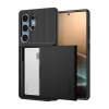 Spigen Samsung Galaxy S25 Ultra (SM-S938)  slim armor cs szilikon védő (kártyatartó, ütésálló) fekete