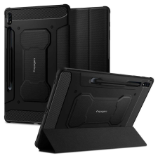 Spigen Samsung Galaxy Tab S7 Plus 12.4 T970 / T976 Spigen Rugged Armor Pro ütésálló tablet tok, fekete tablet tok