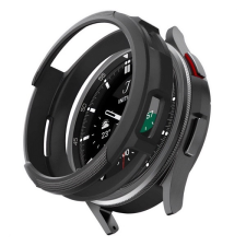 Spigen Samsung Galaxy Watch 6 Classic 43mm (SM-R950) liquid air szilikon óra keret (közepesen ütésálló) fekete okosóra kellék