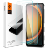 Spigen Samsung Galaxy Xcover 7 Pro SM-G766B, Kijelzővédő fólia, (az íves részre NEM hajlik rá!), Tempered Glass (edzett üveg), Spigen Glastr Slim, Clear, 2 db / csomag
