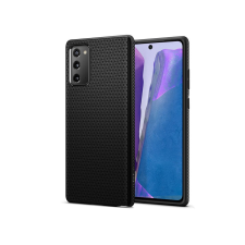 Spigen Samsung N980F Galaxy Note 20 ütésálló hátlap - Spigen Liquid Air - fekete tok és táska
