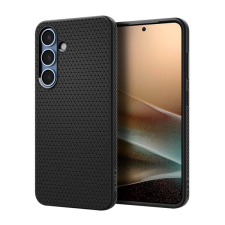 Spigen Samsung S25 SPIGEN LIQUID AIR szilikon telefonvédő ütésállóság, rombusz, FEKETE tok és táska