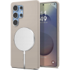 Spigen Samsung S25 Ultra Spigen Silicone Fit Mag Szilikon Telefonvédő Ütésállóság, Magsafe, Titánszürke (8809971239950-ACS09165)