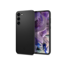 Spigen Samsung SM-S911 Galaxy S23 ütésálló hátlap - Spigen Thin Fit - fekete tok és táska
