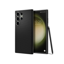 Spigen Samsung SM-S918 Galaxy S23 Ultra ütésálló hátlap - Spigen Liquid Air - fekete tok és táska