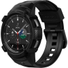 Spigen Samsung Watch 4 Classic 46 Mm Spigen Rugged Armor Pro Pótszíj Egyedi Méret, Ütésállóság + Szilikon Keret, Fekete (SPN1958BLK)