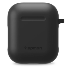 Spigen Silicone Fit AirPods tok fekete (066CS24808) fülhallgató, fejhallgató tok
