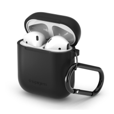 Spigen Silicone Fit Apple AirPods / AirPods 2 tok - Fekete audió kellék