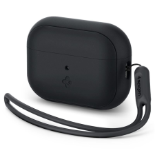 Spigen Silicone Fit, black - AirPods Pro 2 (ACS05479) fülhallgató, fejhallgató tok