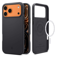 Spigen SILICONE FIT MAG MAGSAFE iPhone 17 Pro készülékhez tok fekete tok és táska