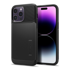Spigen Slim Armor Apple iPhone 14 Pro Black tok, fekete tok és táska