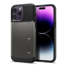 Spigen Slim Armor Apple iPhone 14 Pro Max Black tok, fekete tok és táska
