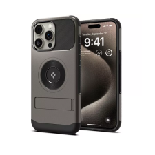 Spigen Slim Armor Apple iPhone 15 Pro Tok - Gunmetal szürke tok és táska