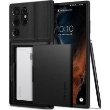 Spigen SLIM ARMOR CS GALAXY S22 ULTRA BLACK (SPN2103BLK) tok és táska