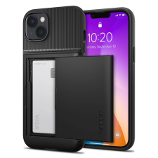 Spigen SLIM ARMOR CS iPhone 14 Plus / 15 Plus készülékhez tok fekete tok és táska