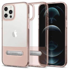 Spigen Slim Armor Essential S hátlap iPhone 12 Pro Max rózsaszín tok és táska