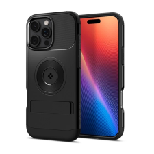 Spigen Slim Armor MagFit iPhone 16 Pro MagSafe kompatibilis tok fekete ACS08164 tok és táska