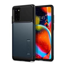 Spigen Slim Armor Samsung Galaxy Note 20 Metal Slate tok sötét kék tok és táska