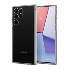 Spigen Spigen Liquid Crystal Samsung Galaxy S22 Ultra tok,Crystal Clear, átlátszó tok és táska