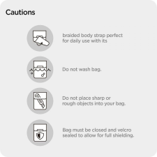 Spigen SPIGEN Pouch Keyless RFID Signal Blocker black tok és táska