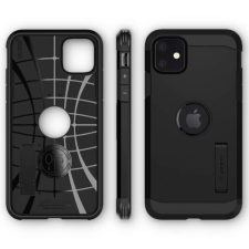 Spigen Spigen Tough Armor Apple iPhone 11 hátlaptok fekete (076CS27190) tok és táska