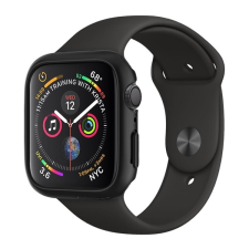 Spigen Thin Fit Apple Watch S4/S5/S6/SE 40mm Fekete tok okosóra kellék