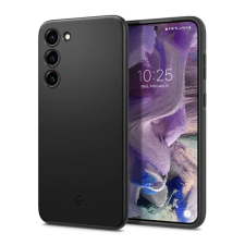Spigen THIN FIT műanyag telefonvédő (matt. ultravékony. kameravédő) FEKETE tok és táska