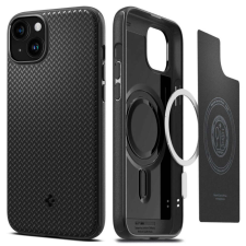 Spigen Tok iPhone 15 Plushoz - Spigen Mag Armor - Matt Black tok és táska