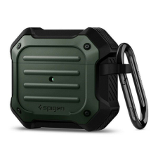 Spigen Tough Armor Apple Airpods (3. gen) tok, Military Green fülhallgató, fejhallgató tok