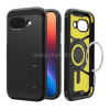 Spigen TOUGH ARMOR MAG műanyag telefonvédő (ütésállóság, kitámasztó, MagSafe) FEKETE (ACS09046)