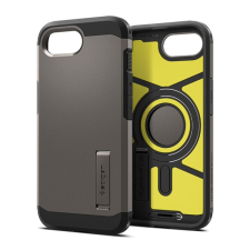 Spigen TOUGH ARMOR MAG műanyag telefonvédő (ütésállóság, MagSafe) SÖTÉTSZÜRKE Apple iPhone 16e mobiltelefon kellék
