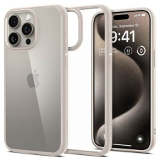 Spigen Ultra hibrid tok iPhone 15 PRO MAX természetes titánium tok és táska
