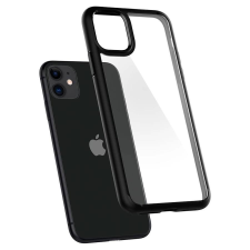 Spigen Ultra Hybrid Apple iPhone 11 hátlaptok átlátszó-fekete (076CS27186) tok és táska