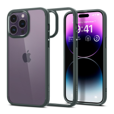 Spigen Ultra Hybrid Apple iPhone 14 Pro Max Abyss Green tok, zöld tok és táska