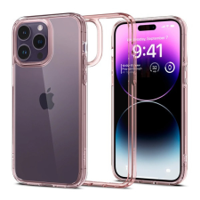 Spigen Ultra Hybrid Apple iPhone 14 Pro Max tok, Rose Crystal, rózsaszín tok és táska