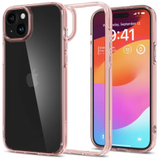 Spigen Ultra Hybrid Apple iPhone 15 Tok - Átlátszó/Rózsaszín tok és táska