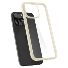 Spigen Ultra Hybrid iPhone 15 Pro Max tok átlátszó-bézs (ACS06571) (ACS06571) mobiltelefon kellék