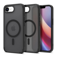 Spigen ULTRA HYBRID MAG műanyag telefonvédő (ütésállóság. légpárnás keret. MagSafe) FEKETE tok és táska