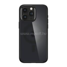 Spigen ULTRA HYBRID MAG műanyag telefonvédő (ütésállóság, légpárnás keret, matt, MagSafe) FEKETE (ACS06720) tok és táska