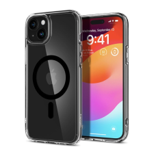 Spigen Ultra Hybrid MagFit Apple iPhone 15 tok, MagSafe, fekete tok és táska